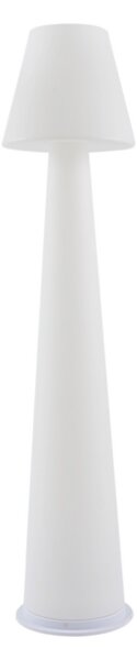 Kültéri Lámpa Lucande, Gauri, dimmable, Fehér, Terasz, Műanyag, Modern