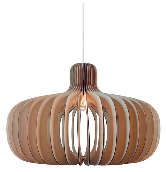 Függőlámpa Nordlux, Hazo, dimmable, Fa, Nappali, Fa, Skandináv