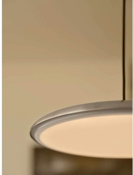 Függőlámpa DFTP by Nordlux, Artist, dimmable, Fémes, Nappali, Rozsdamentes acél, Skandináv