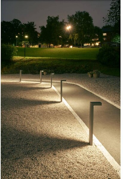 Asker LED Kültéri Oszlop Lámpa H85 Aluminium - Norlys