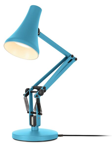 Asztali lámpa Anglepoise, 90 MINI MINI VIVID, dimmable, Kék, Dolgozószoba / iroda, Fém, Indusztriális dizájn