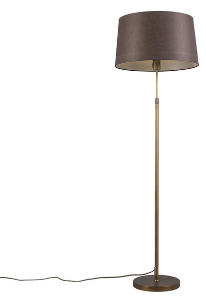 Állólámpa bronz barna árnyékolóval 45 cm állítható - Parte