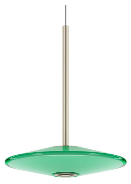 Függőlámpa LOOM DESIGN, dimmable, Zöld, Nappali, Üveg, Modern