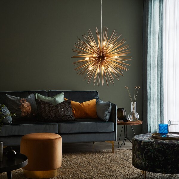 Függőlámpa Markslöjd, Soleil, dimmable, Arany / Sárgaréz, Nappali, Fém