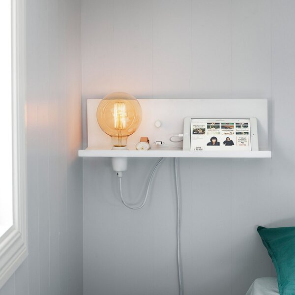 Fali Lámpa Markslöjd, Multi USB, dimmable, Fehér, Nappali, Fém, Modern