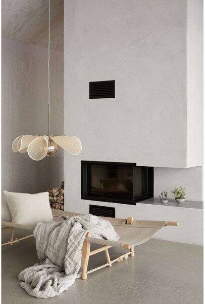 Függőlámpa Markslöjd, Styrka, dimmable, Bézs, Nappali, Szövet / Textília