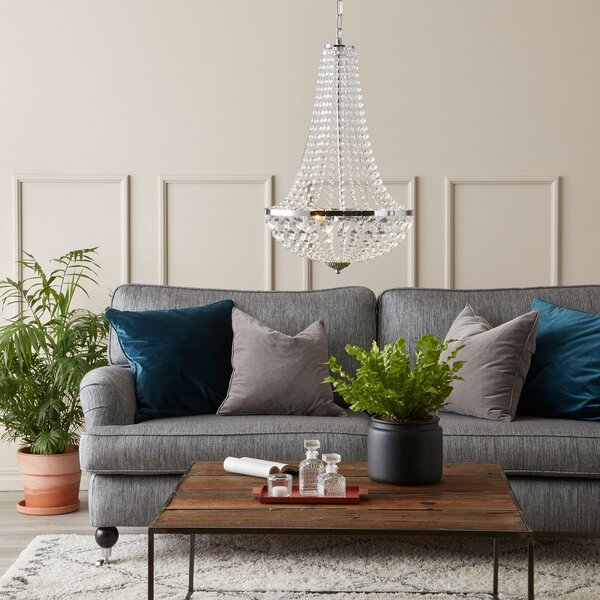 Csillárok Markslöjd, Gränsö, dimmable, Átlátszó, Fürdőszoba, Kristály