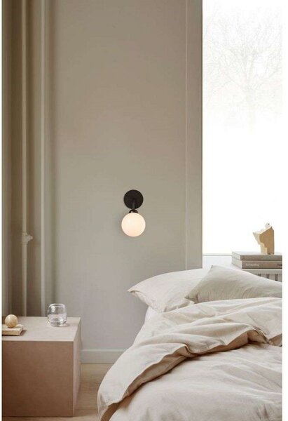 Fali Lámpa Nuura Aps, Apiales, dimmable, Fekete, Nappali, Üveg, Skandináv