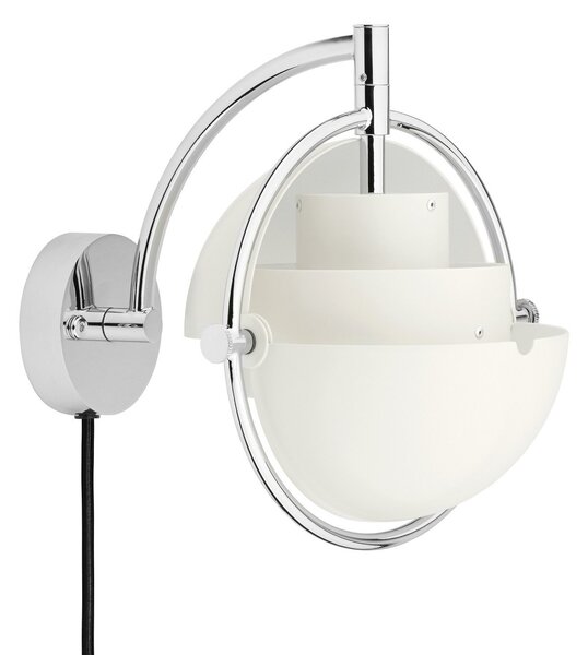Fali Lámpa GUBI, Multi-Lite, dimmable, Fehér, Nappali, Sárgaréz, Dizájn