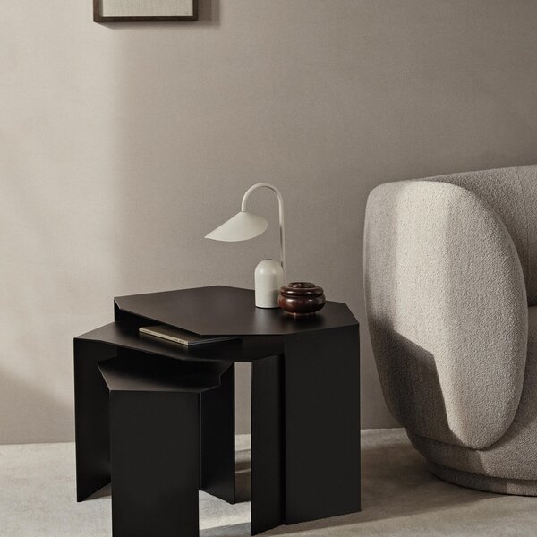 Asztali lámpa ferm LIVING, Arum, dimmable, Bézs, Terasz, Fém, Dizájn