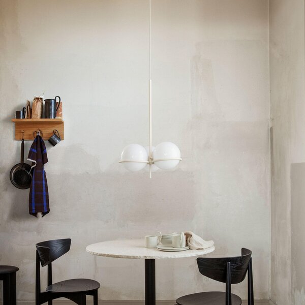 Csillárok ferm LIVING, Era, dimmable, Bézs, Nappali, Üveg, Dizájn