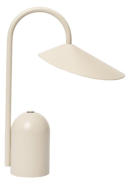 Asztali lámpa ferm LIVING, Arum, dimmable, Bézs, Terasz, Fém, Dizájn