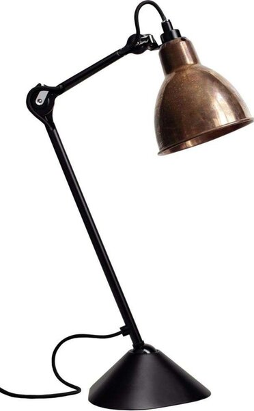 Asztali lámpa Lampe Gras, Fekete, Dolgozószoba / iroda, Fém