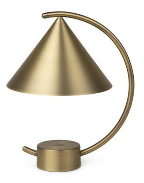 Asztali lámpa ferm LIVING, Meridian, dimmable, Arany / Sárgaréz, Nappali, Fém, Dizájn
