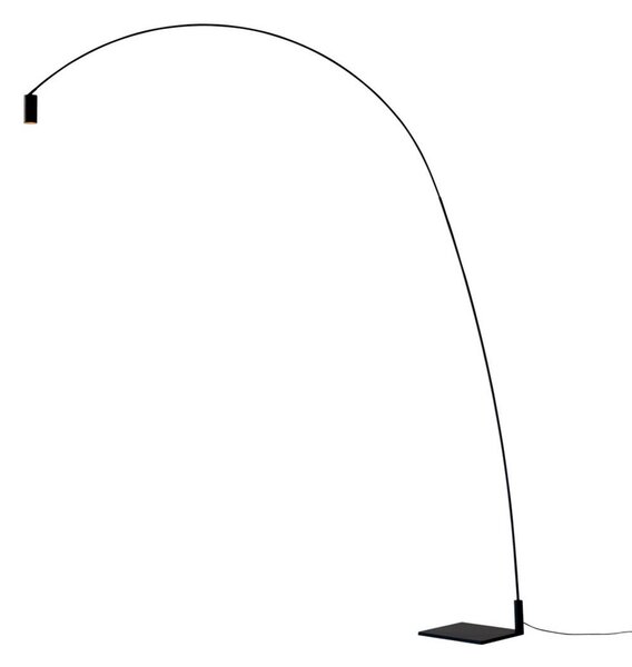 Állólámpa Nemo Lighting, Fox, dimmable, Fekete, Nappali, Fém, Modern