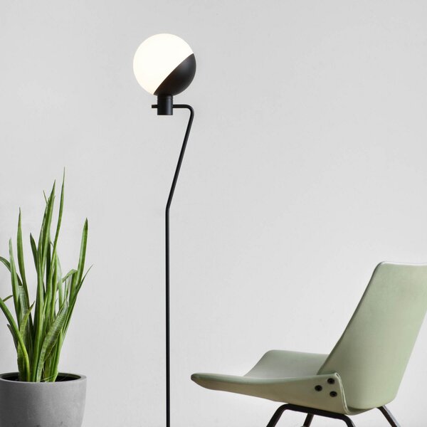 Állólámpa GRUPA, Baluna, dimmable, Fekete, Nappali, Fém, Dizájn