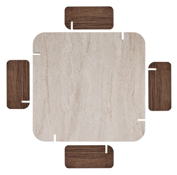 Marais - Travertine, Venezia Walnut