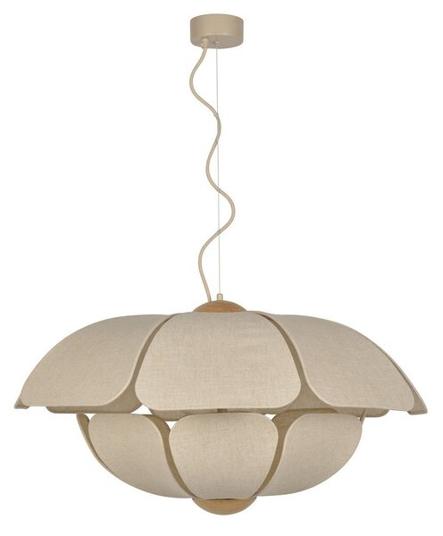 Függőlámpa MARKET SET, Coquillage, dimmable, Bézs, Nappali, Szövet / Textília, Dizájn