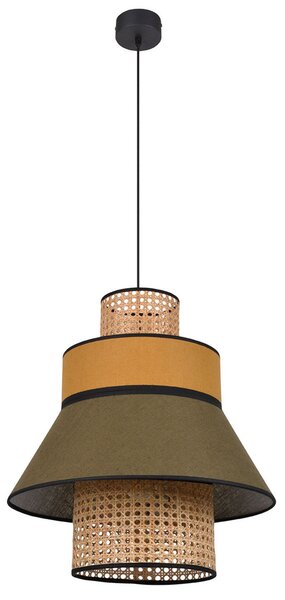 Függőlámpa MARKET SET, Singapour ML, dimmable, Többszínű, Nappali, Szövet / Textília, Dizájn