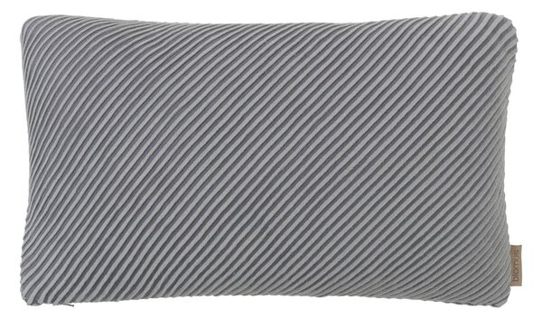 Szürke pamut párnahuzat, 50 x 30 cm - Blomus