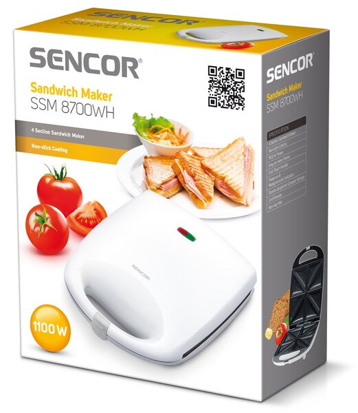 Sencor SSM 8700WH szendvicskészítő gép