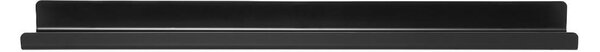 Fekete fém fürdőszobai polc, hosszúság 71 cm - Blomus