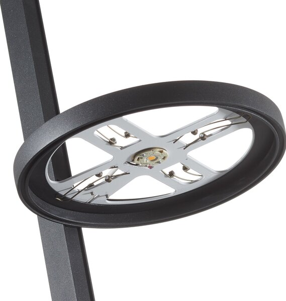Fali Lámpa Vibia, Palma, dimmable, Fekete, Nappali, Fém, Modern