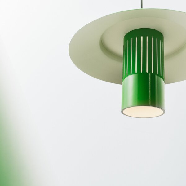Függőlámpa Pholc, Lille 24, dimmable, Zöld, Konyha, Alumínium, Dizájn