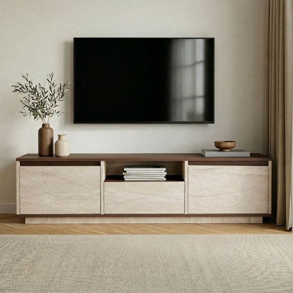 Sentinel TV-állvány, travertin, 160 cm