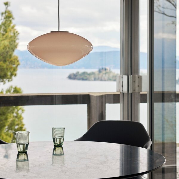Függőlámpa &Tradition, Mist All The Way To Paris, dimmable, Fehér, Nappali, Üveg, Dizájn