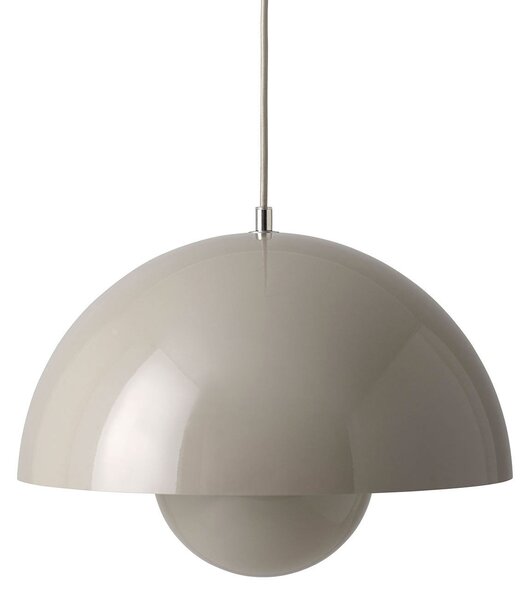 Függőlámpa &Tradition, Flowerpot VP7, dimmable, Szürke, Nappali, Fém, Dizájn