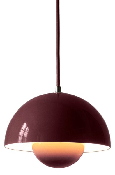 Függőlámpa &Tradition, Flowerpot VP1, dimmable, Rózsaszín / Rosé, Nappali, Fém, Dizájn