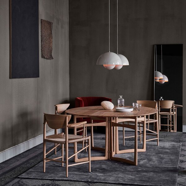 Függőlámpa &Tradition, Flowerpot VP7, dimmable, Szürke, Nappali, Fém, Dizájn