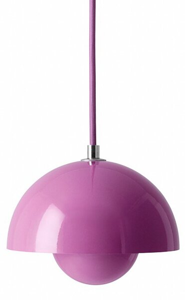 Függőlámpa &Tradition, Flowerpot VP10, dimmable, Rózsaszín / Rosé, Nappali, Fém, Dizájn
