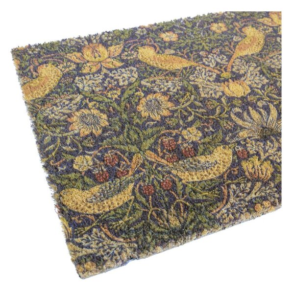 Kókuszrost lábtörlő 40x60 cm William Morris Strawberry Thief – Artsy Doormats