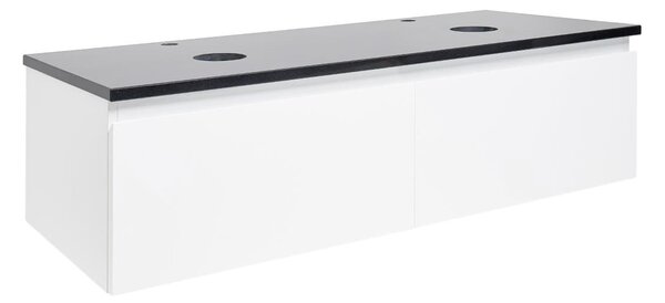 SAT B-WAY 119x30x45 cm fedeles fürdőszoba szekrény fehér fényes BWAY120WTK