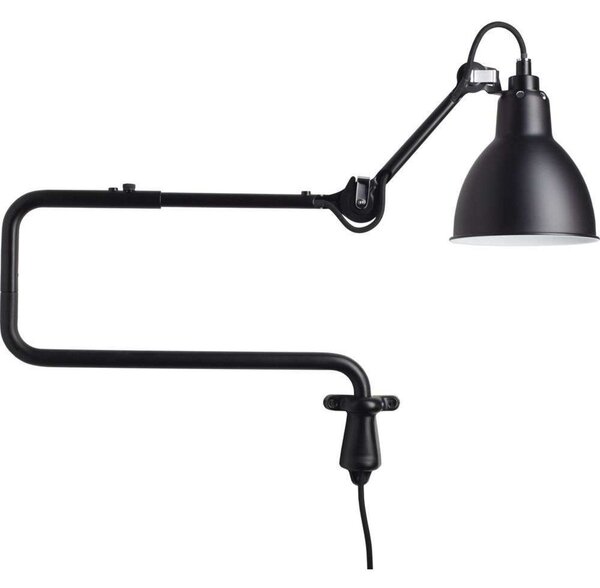 Fali Lámpa Lampe Gras, Fekete, Nappali, Fém