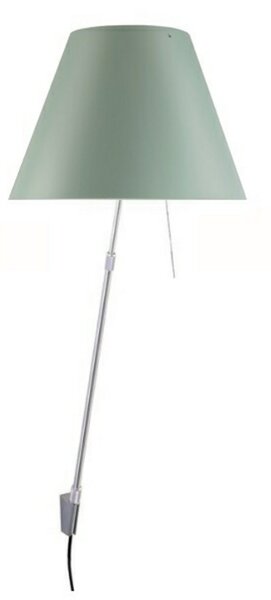 Fali Lámpa Luceplan, dimmable, Zöld, Nappali, Alumínium