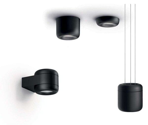 Fali Lámpa Serien Lighting, dimmable, Fekete, Nappali, Alumínium