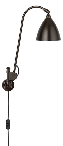 Bestlite BL6 fali világítás, Ø 16 cm, fekete/sárgaréz