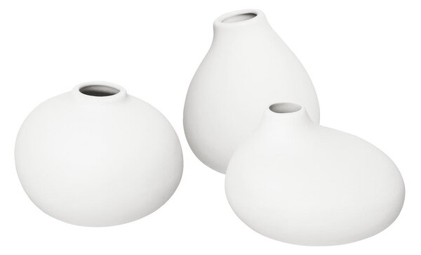 Nona 3 db-os fehér mini váza szett - Blomus