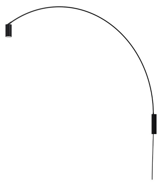Fali Lámpa Nemo Lighting, dimmable, Fekete, Nappali, Alumínium