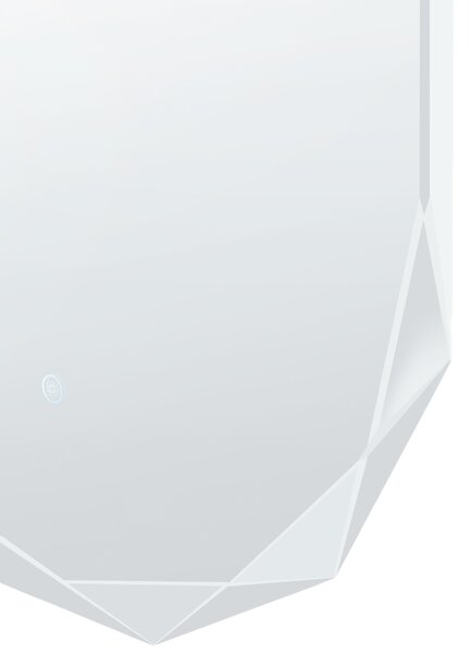 LED fürdőszobai tükör ANIZY 62 cm 110 cm Fehér
