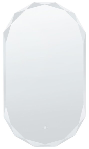 LED fürdőszobai tükör ANIZY 62 cm 110 cm Fehér