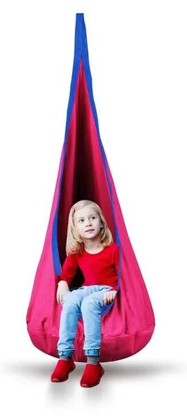 NeoSport egyszemélyes Csepphinta, párnás, 140x55 cm, 80 kg - Rózsaszín