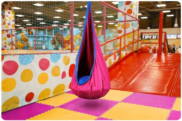 NeoSport egyszemélyes Csepphinta, párnás, 140x55 cm, 80 kg - Rózsaszín