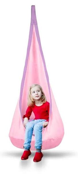 NeoSport egyszemélyes Csepphinta, párnás, 140x55 cm, 80 kg - Rózsaszín