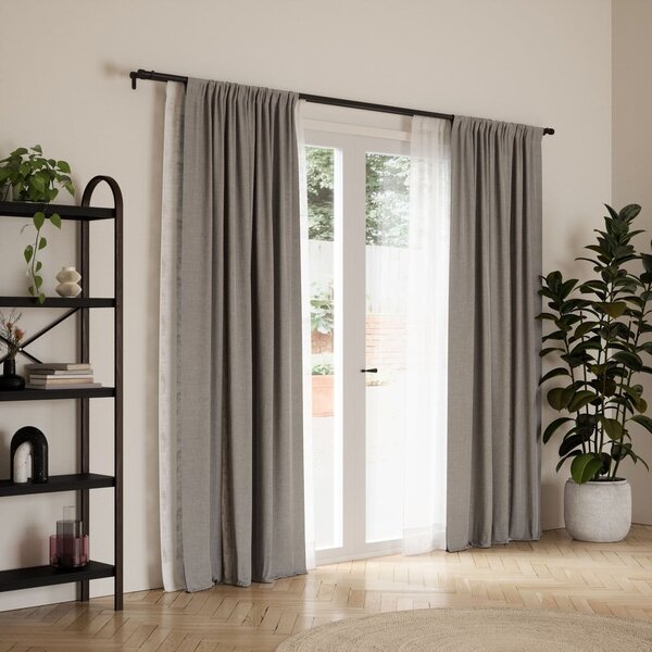 Acél bővíthető-dupla függönykarnis 168 - 305 cm Cappa – Umbra