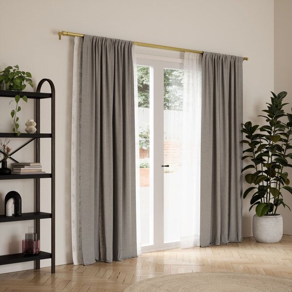Acél bővíthető-dupla függönykarnis 168 - 305 cm Cappa – Umbra
