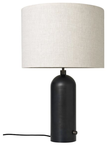 Asztali lámpa GUBI, dimmable, Fekete, Nappali, Márvány